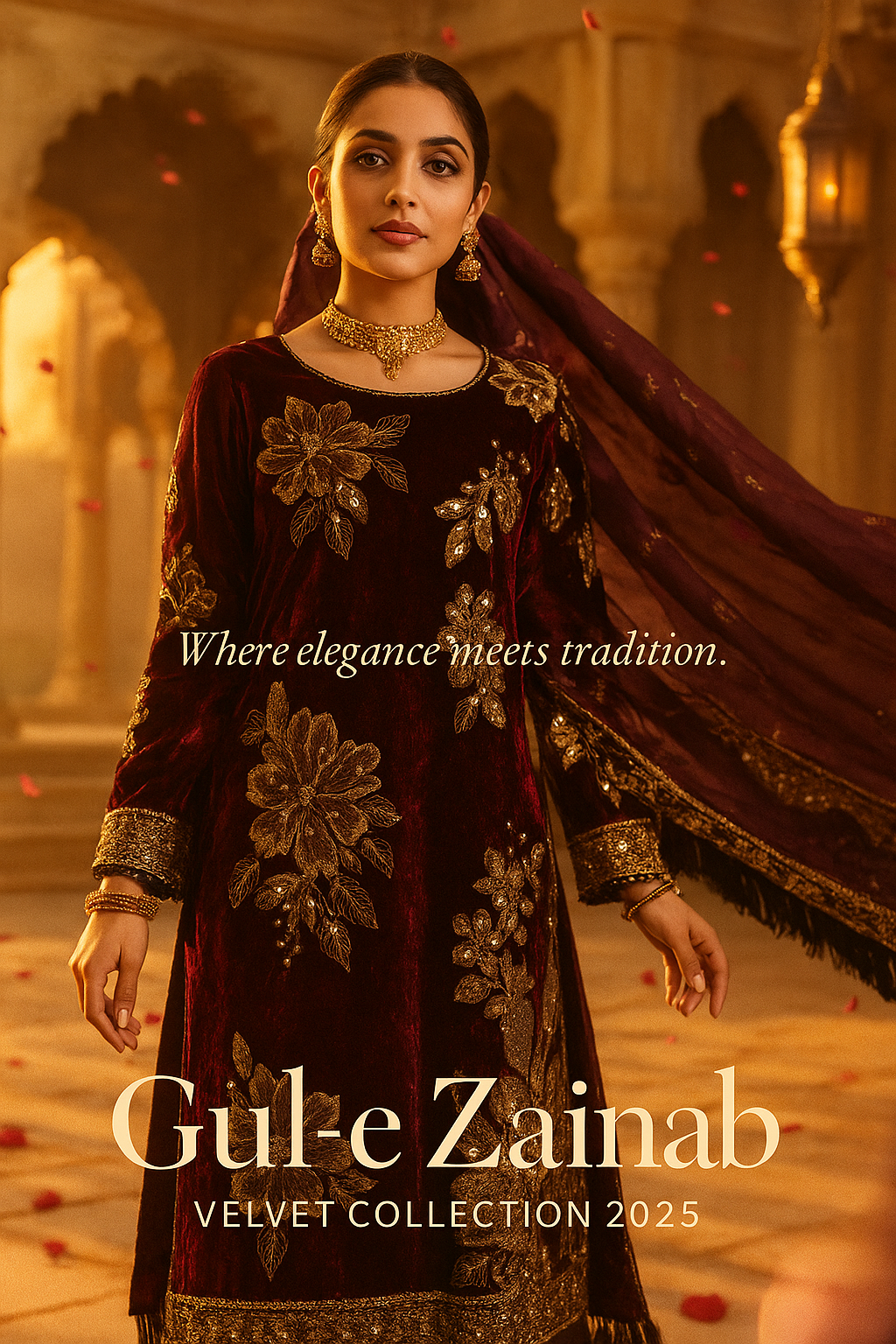 Gul-e-Zainab | Velvet Collection 2025 – Where Elegance Meets Tradition