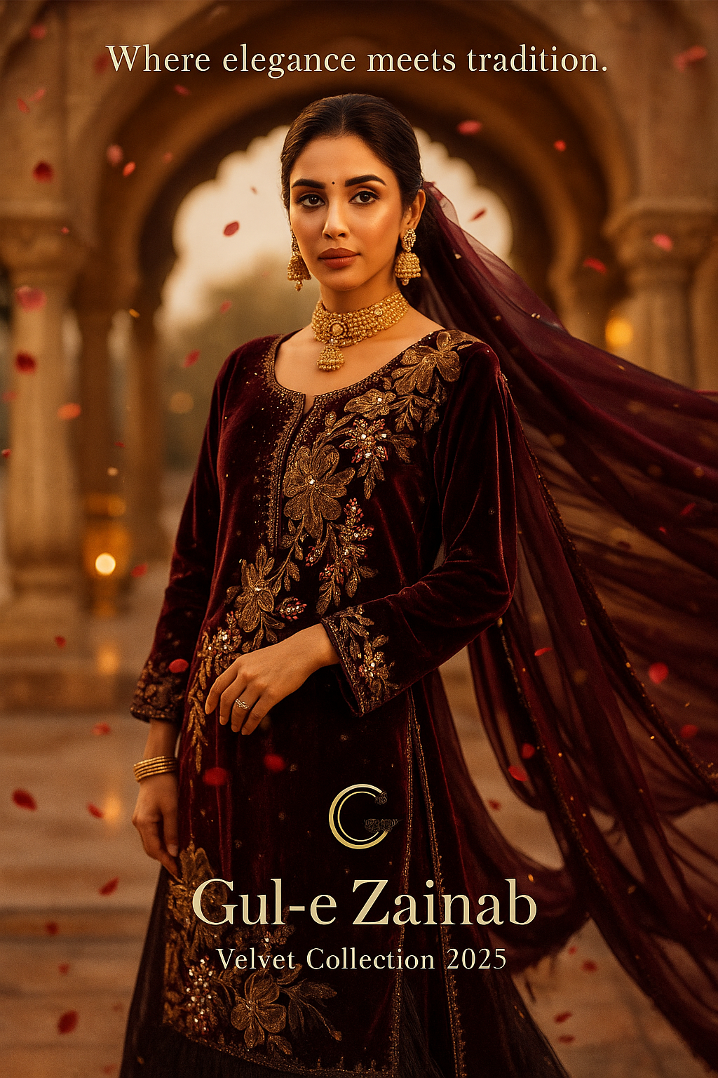 Gul-e-Zainab | Velvet Collection 2025 – Where Elegance Meets Tradition