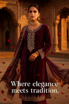 Gul-e-Zainab Velvet Collection 2025 | Golden Courtyard Grace
